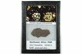 Polished Chondrite Meteorite ( g) Slice - NWA #304407-1